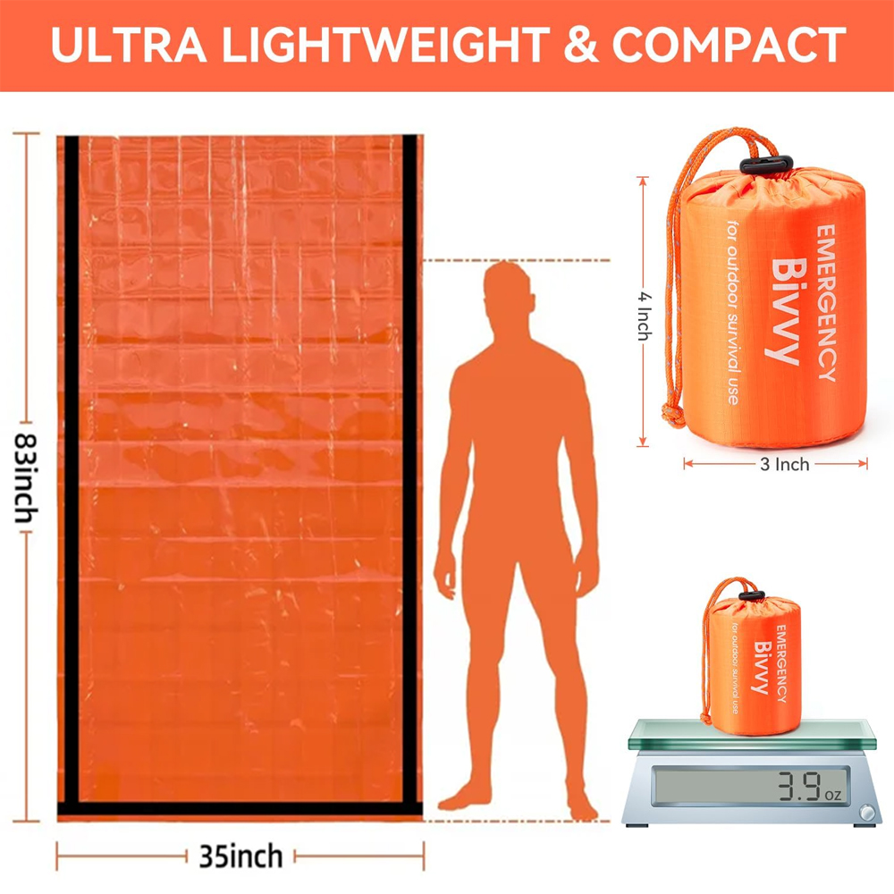 Emergency Sleeping Bag Surviva - Emergency Mylar Tent recension och pris