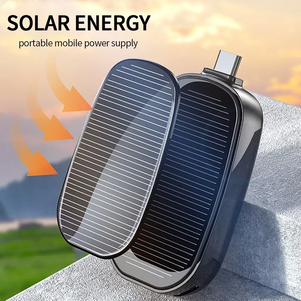 1200mAh Solar Mini Power Bank  - Solar Emergency Charger recension och pris