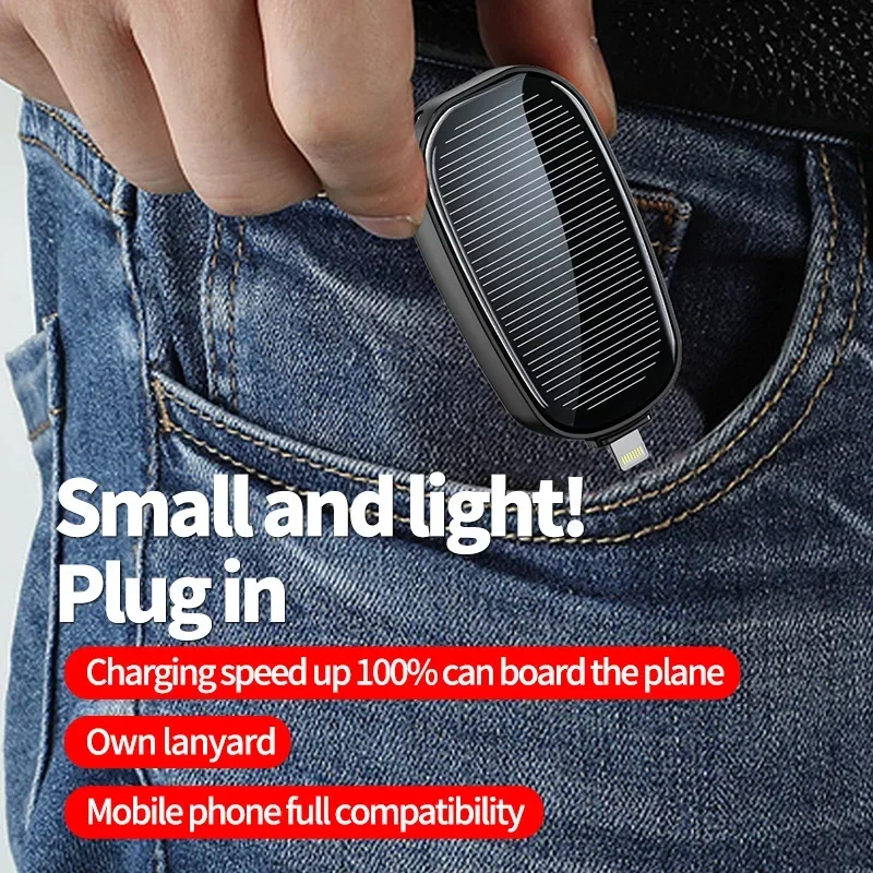 1200mAh Solar Mini Power Bank  - Solar Emergency Charger recension och pris