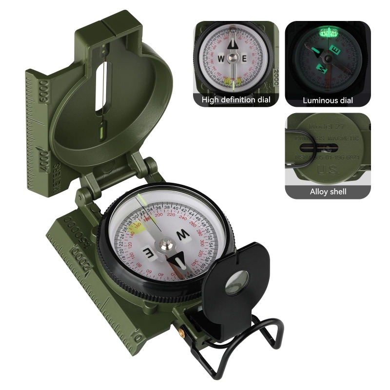 Compass Military Grade, Precis - Compass Lensatic recension och pris