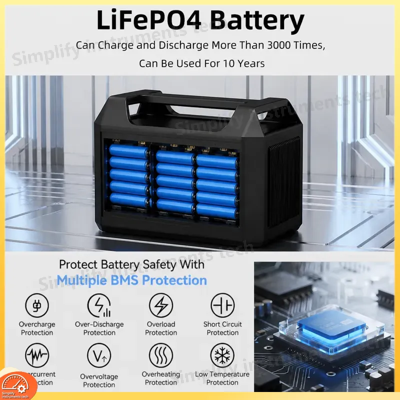1200W Portable Power Station 6 - Solar Emergency Charger recension och pris
