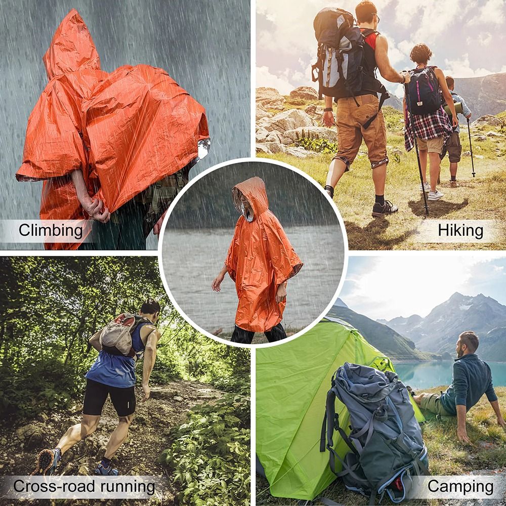 1Pcs Hiking Travel Tent Rainwe - Emergency Poncho Rain recension och pris