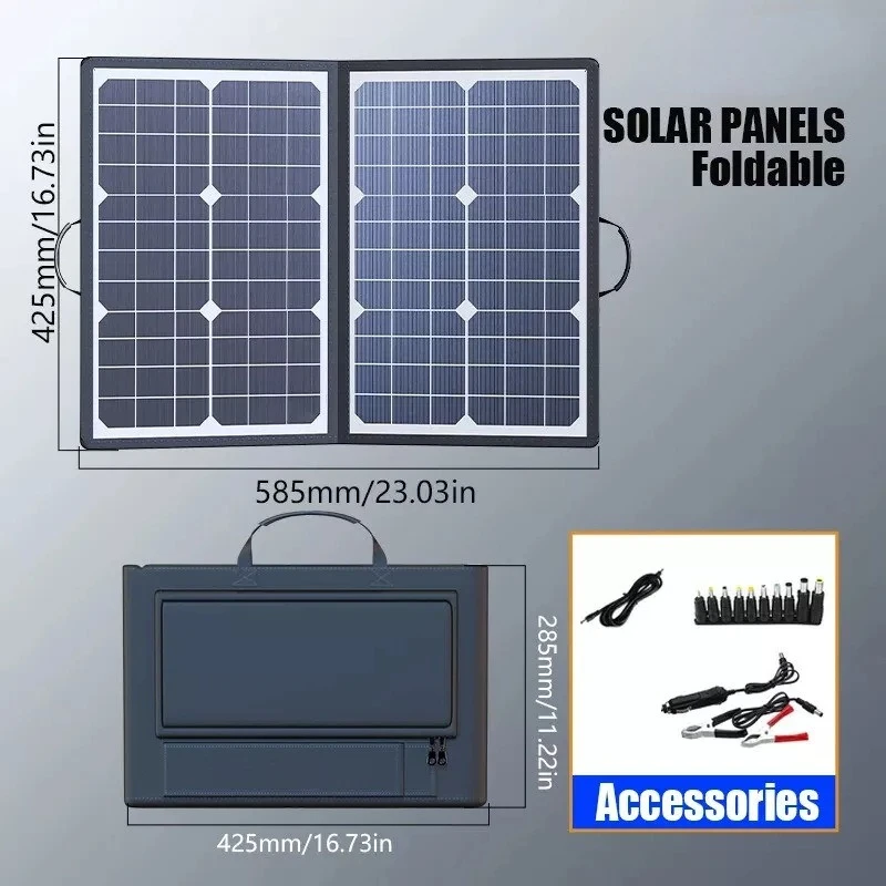 1000W Portable Foldable Solar  - Solar Emergency Charger recension och pris