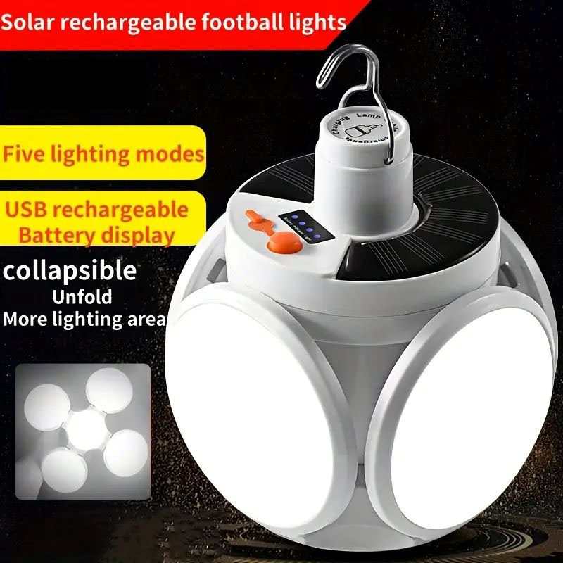 Solar Charging Light with Hook - Solar Emergency Charger recension och pris