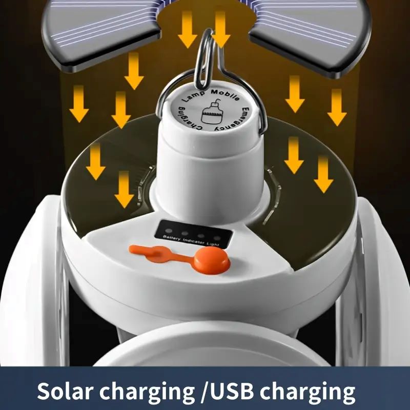 Solar Charging Light with Hook - Solar Emergency Charger recension och pris